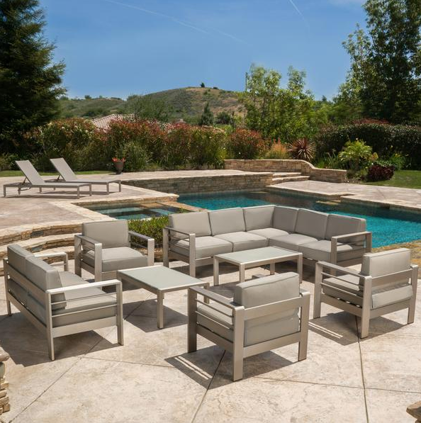 Miller 10pc Outdoor Sectional Set