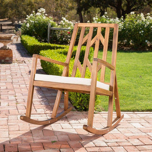 Tayla Outdoor Rocking Chair W/ Cushion