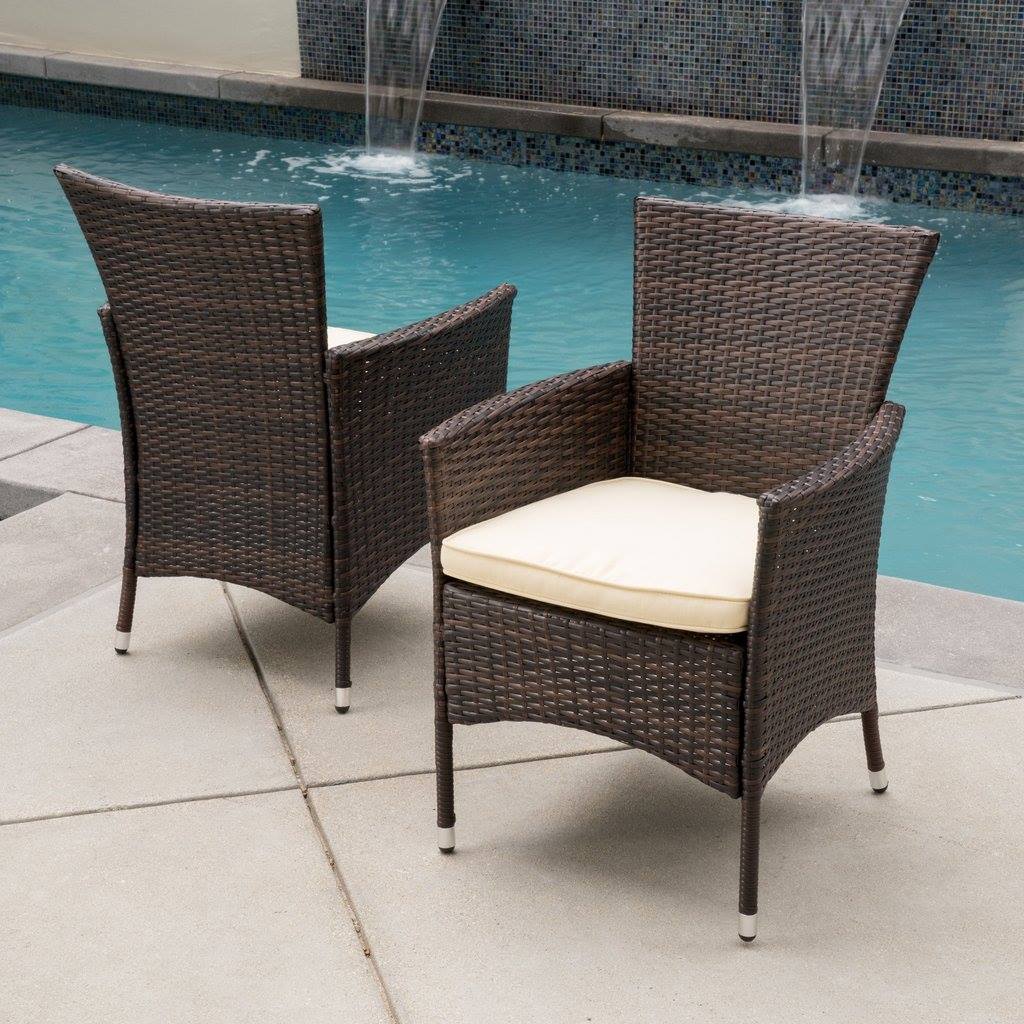 Rebecca Outdoor Wicker Dining Chairs