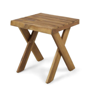 Outdoor Acacia Wood Side Table